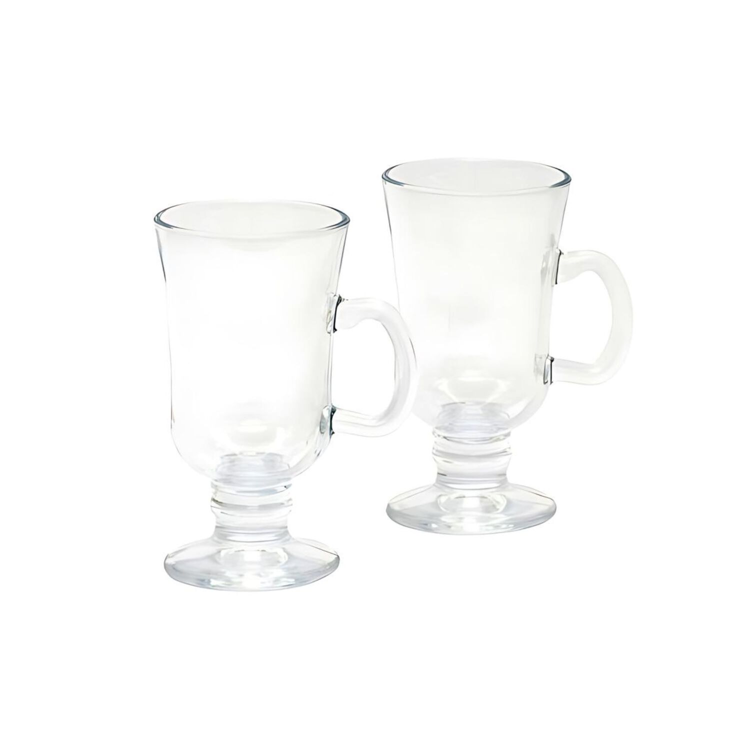 Set 2 Vasos Grande Cafe Cappuccino Vidrio Cristal 230cc Allegra image number 3.0