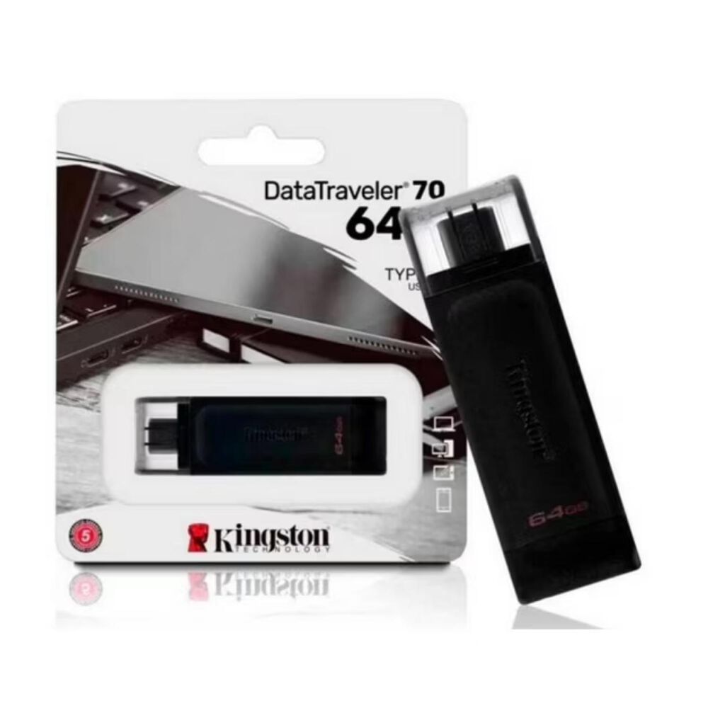 Pendrive Usb 3.2 Tipo C 64gb Negro Dt70 image number 3.0