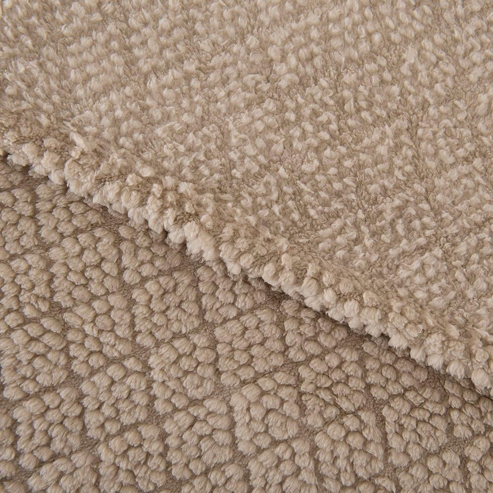 Frazada Jqd Sherpa Atlantic King Beige image number 1.0