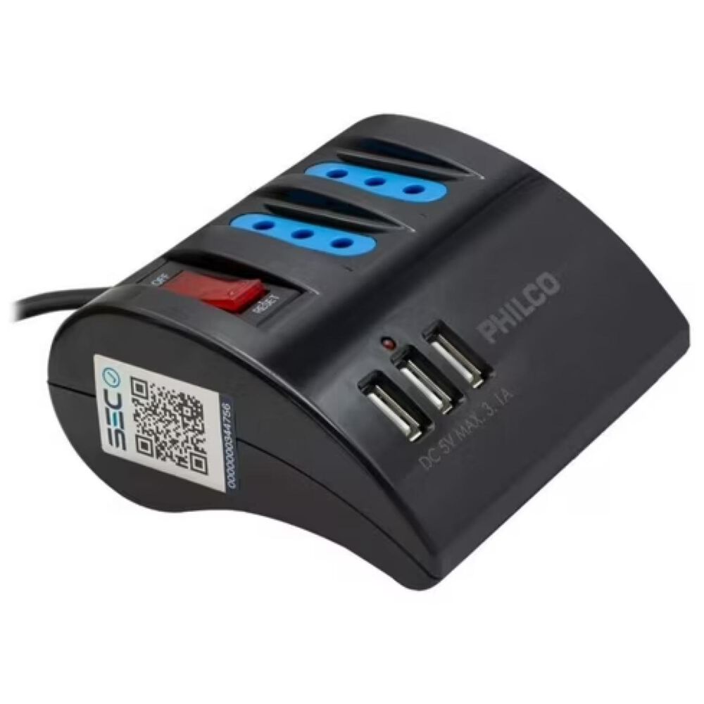 Alargador Extension De Escritorio Switch 1.5mts Negro image number 1.0