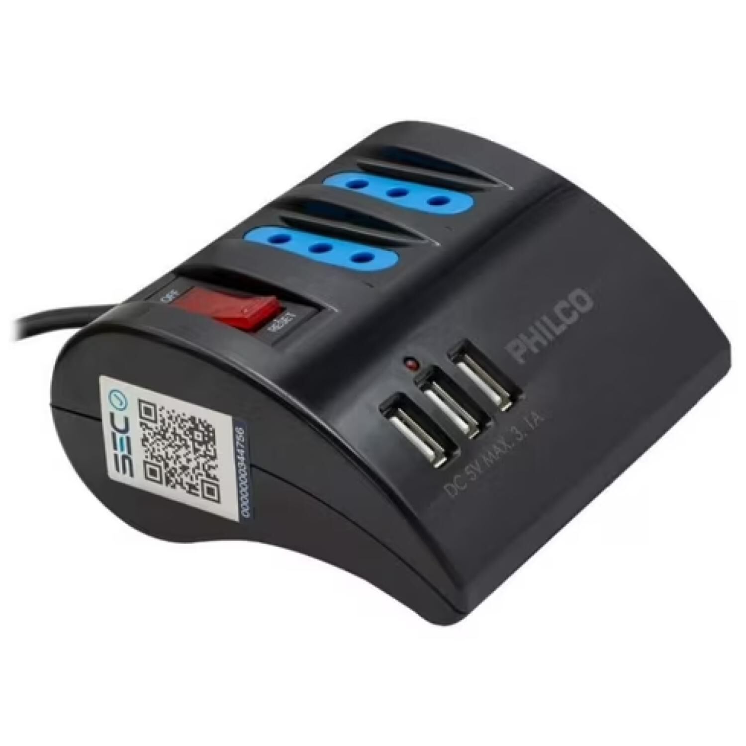 Alargador Extension De Escritorio Switch 1.5mts Negro image number 1.0