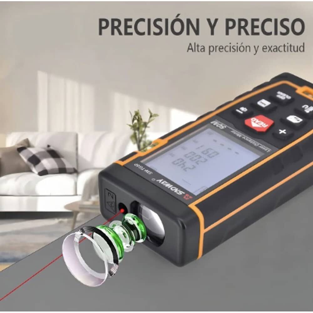Medidor De Distancia Laser Digital 50 Metros image number 5.0