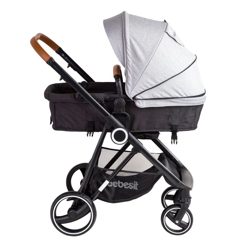 Coche Cuna Travel System Cosmos Gris image number 1.0