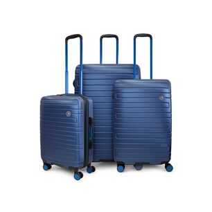 Set 3 Maletas Cabina Mediana Grande Milan Azul Penguin