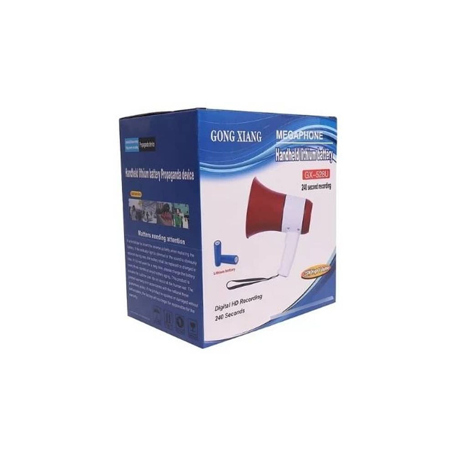 Meg&aacute;fono 35w Recargable Usb Grabaci&oacute;n De 240 Seg Gx-528u image number 4.0