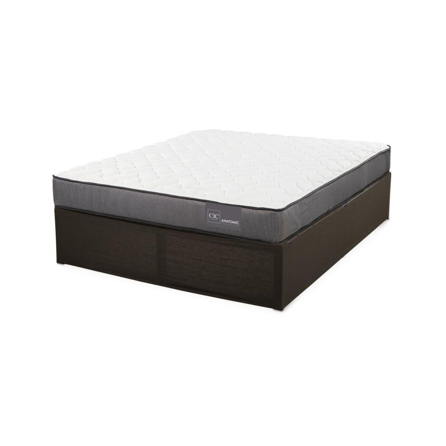 Cama Met&aacute;lica Cic Iron Smart Anatomic / 2 Plazas / Base Normal image number 2.0