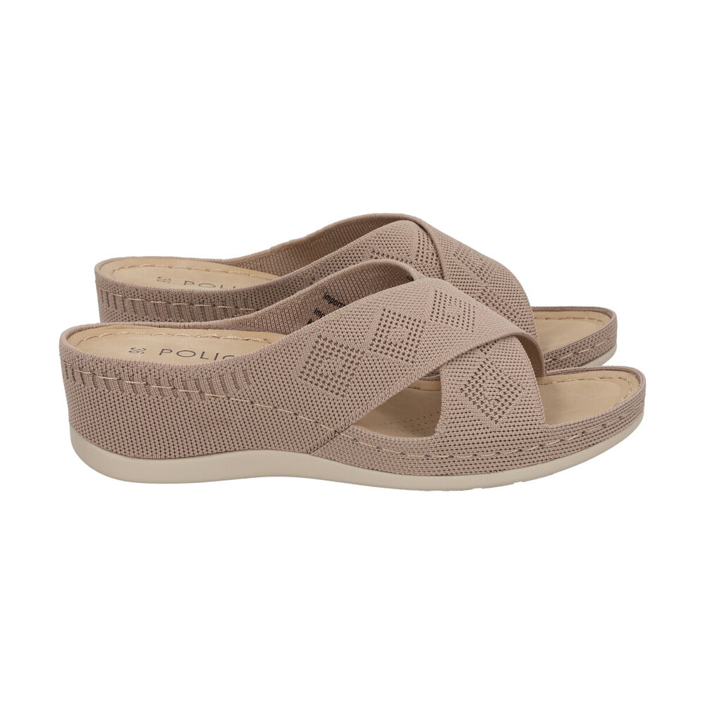 Sandalia Mujer Camel Juana Police image number 4.0