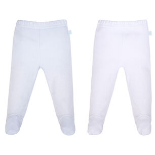 Set 2 Pantys Blanco Estrellas Ni&ntilde;o 9 - 12 Meses