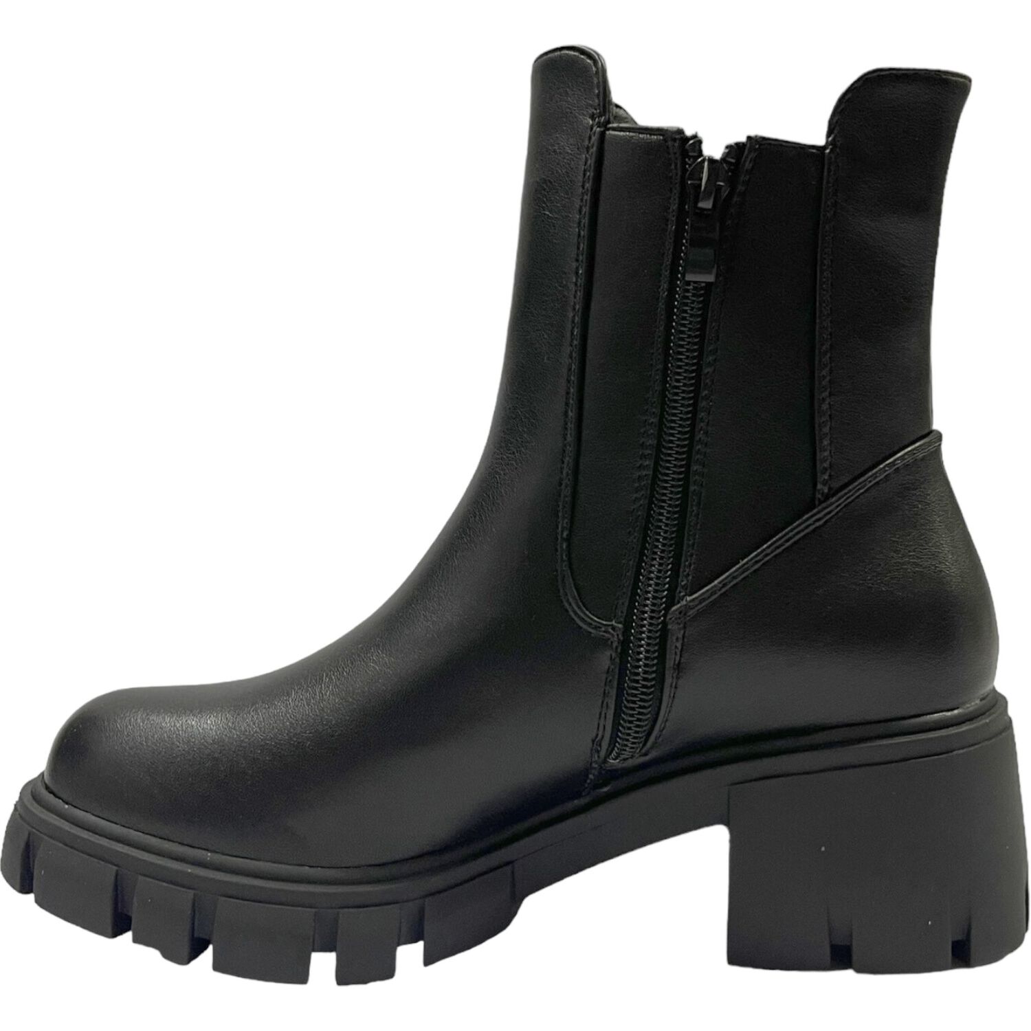 Botin Mujer Negro Plataforma Denver Detogni image number 1.0