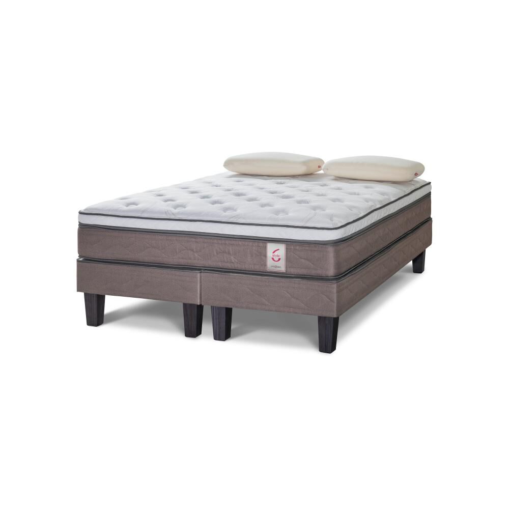 Cama Europea Rosen New Style 6 / King / Base Dividida + Almohadas image number 0.0