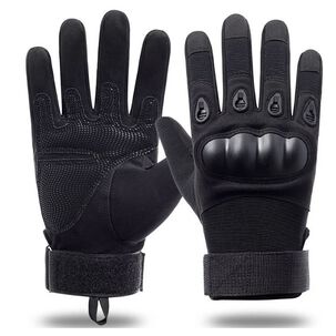 Guantes Tácticos Para Motocicleta O Bici Nudillos Extra Duros Con Dedos