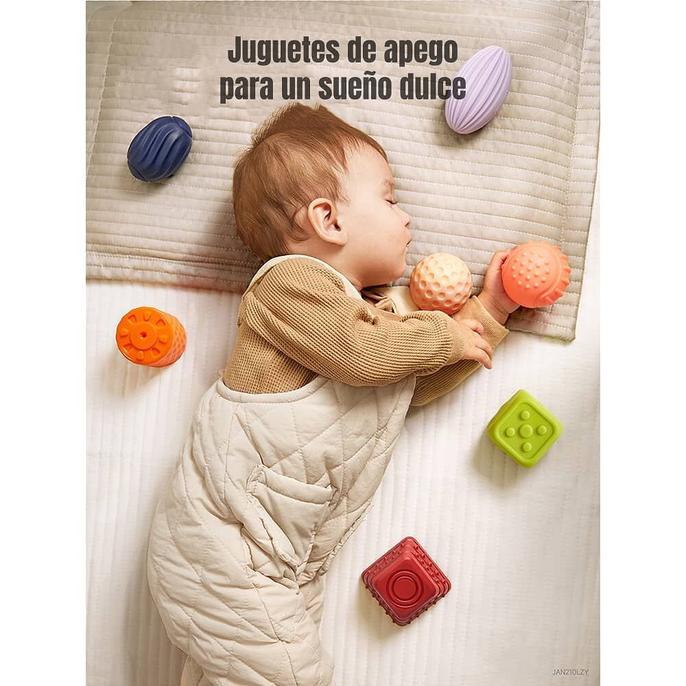 Juguete Sensorial Bloques Pelotas Mordedor Tm193 Lubabycas image number 2.0