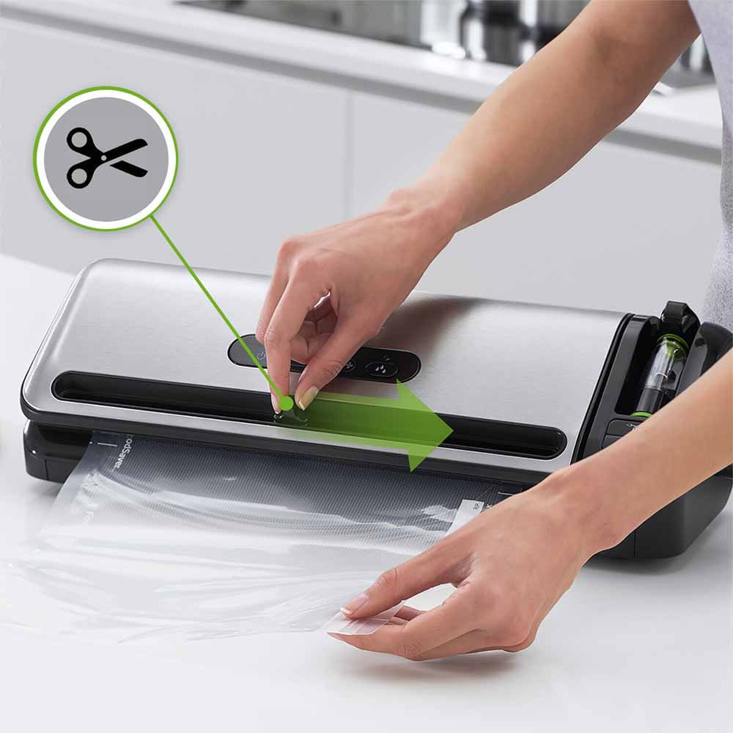Foodsaver Sellador Al Vac&iacute;o Ffs017x01 Acero Inoxidable image number 2.0