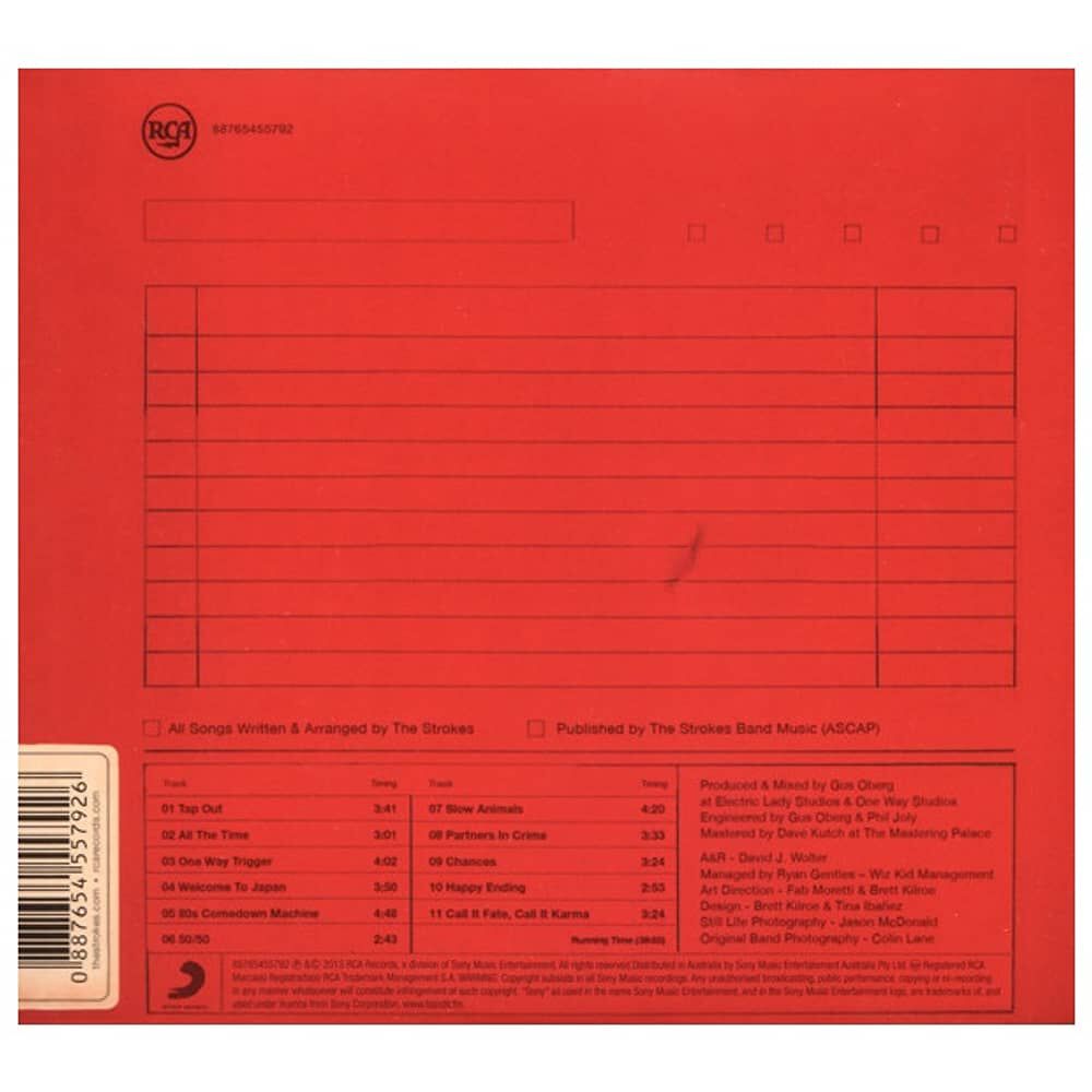 Strokes - Comedown Machine (digipack) | Cd image number 1.0