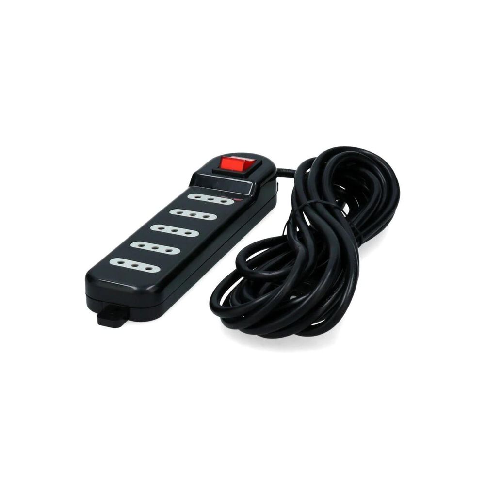 Zapatilla Alargador 3mt 5 Entradas Negro image number 4.0