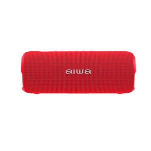 Parlante Port&aacute;til Inal&aacute;mbrico Bluetooth 15w Impermeable Tws Aiwa Aw-q260 Rojo