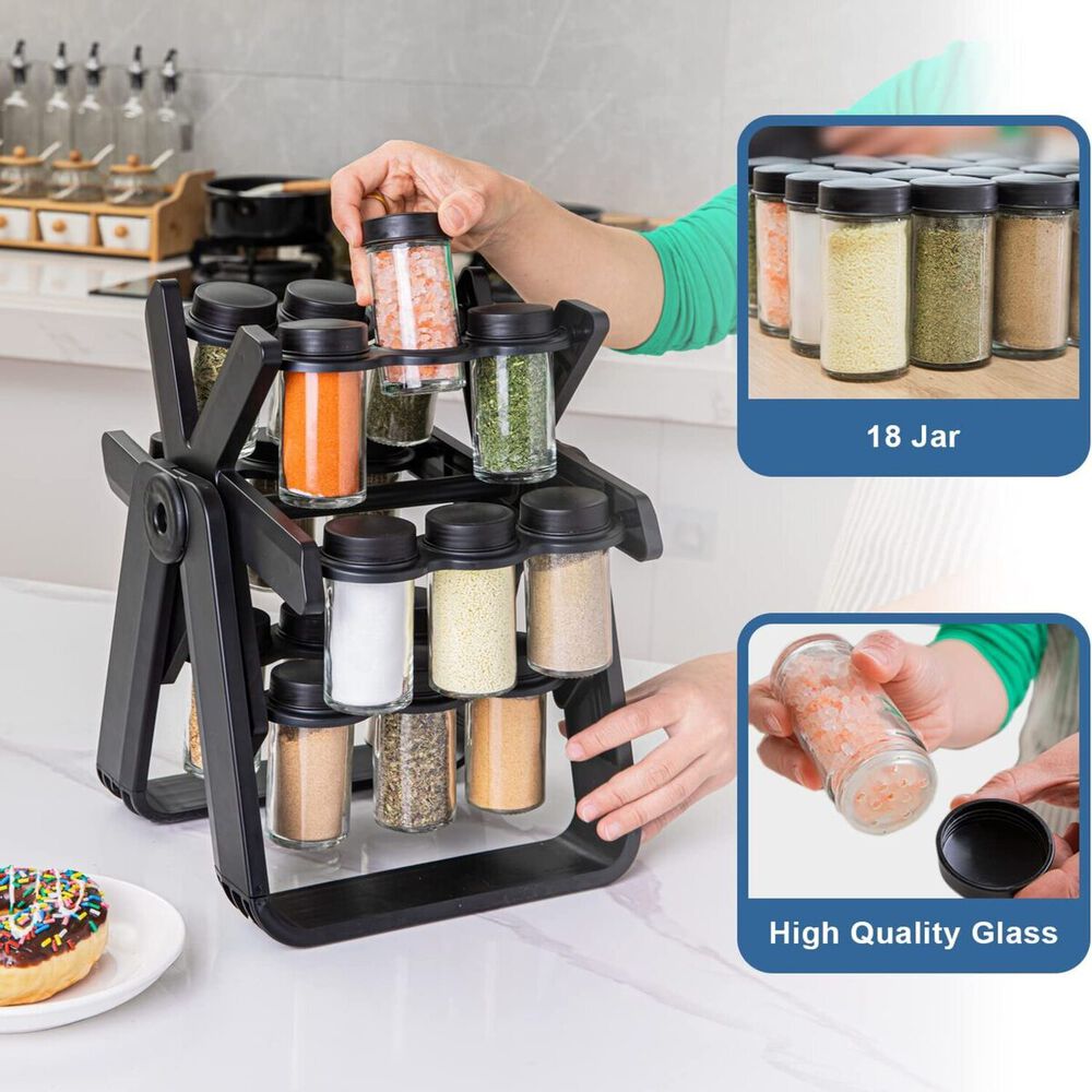 Rack Condimentero Especiero Giratorio Cocina 18 Pcs image number 2.0