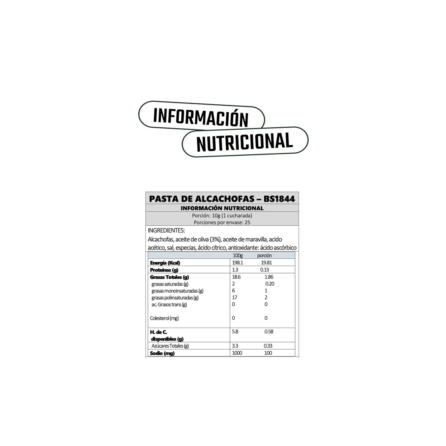 Pasta Alcachofas Bornibus 1 X 250 Gr image number 4.0