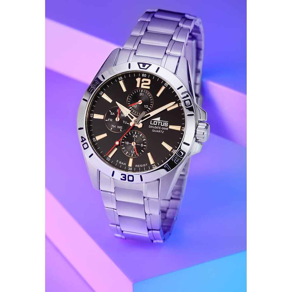 Reloj 18812/6 Lotus Negro Hombre Multifuncion image number 1.0