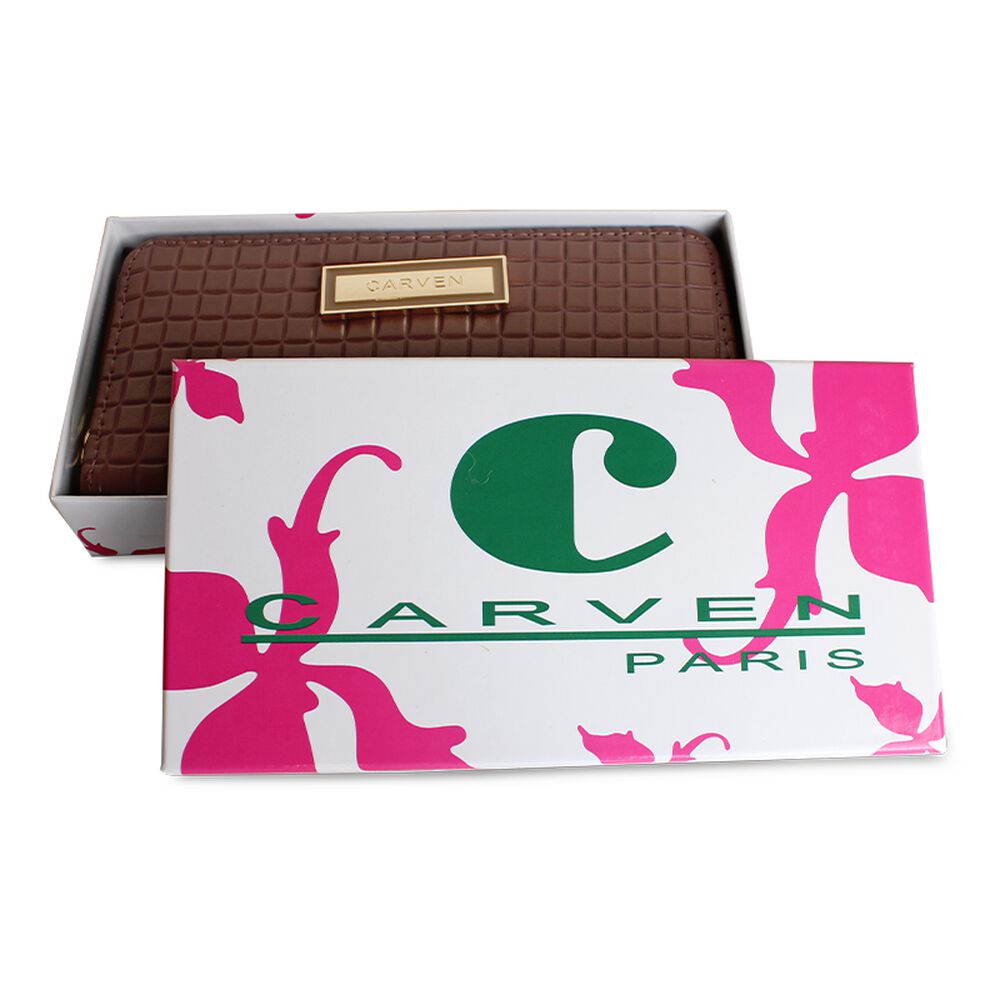 Billetera Mujer Nina Brown Carven Paris image number 4.0