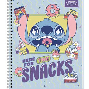 Pack 10pcs Cuadernos Univ 100hj Stitch Foodie Artel 0388