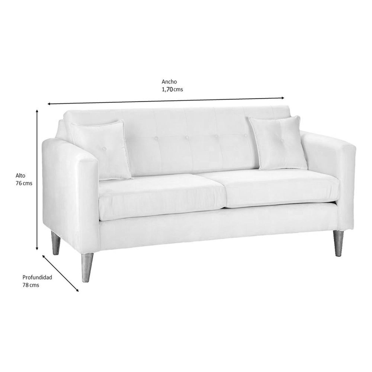 Sof&aacute; Bodevir New Retro / 3 Cuerpos + 2 Pouf image number 4.0