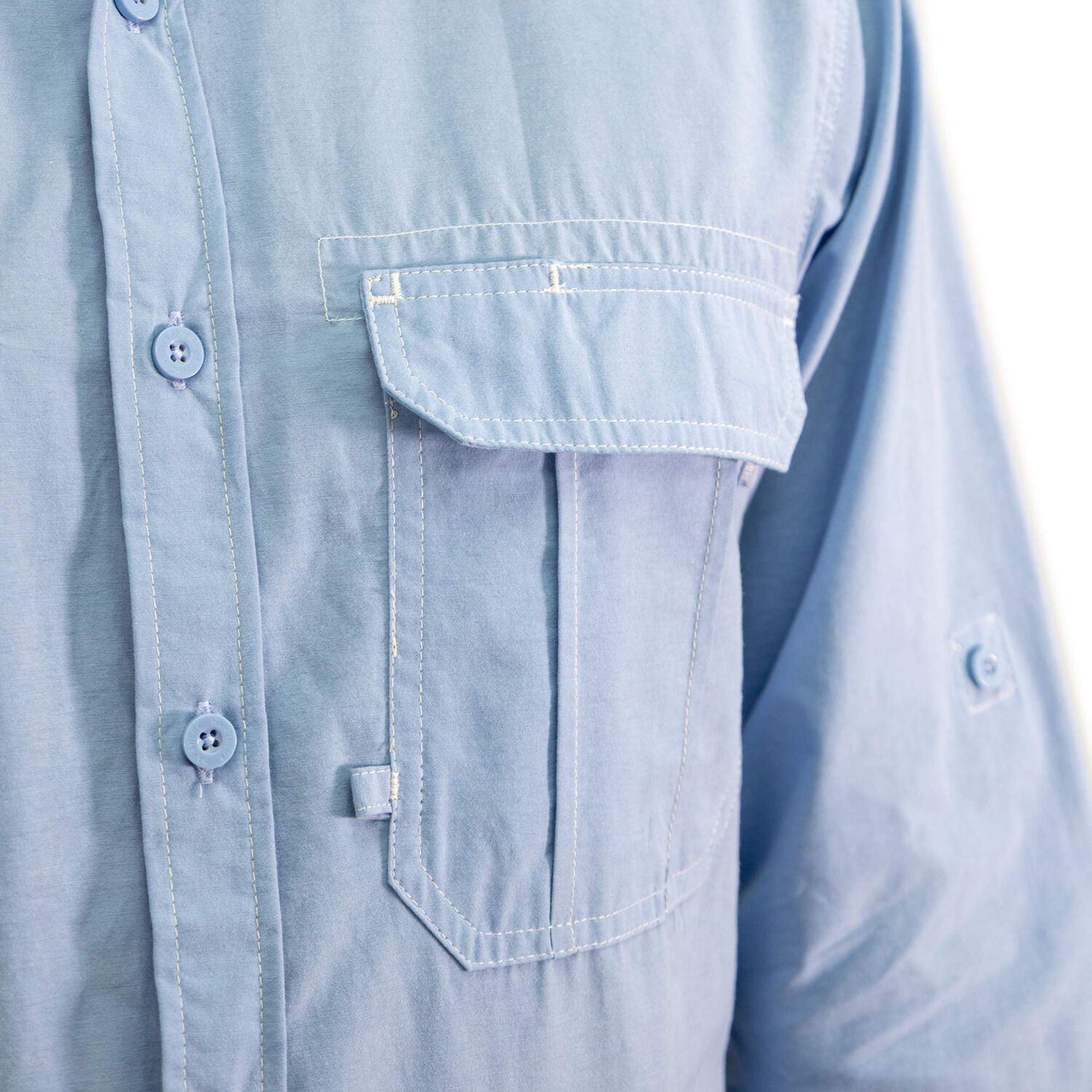 Camisa Hw Duck Dry Celeste image number 9.0