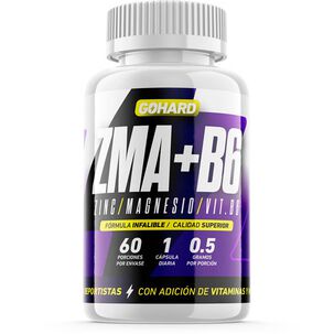 Zma + B6 - Gohard (zinc, Magnesio, Vitamina B6) - 60 C&aacute;psulas
