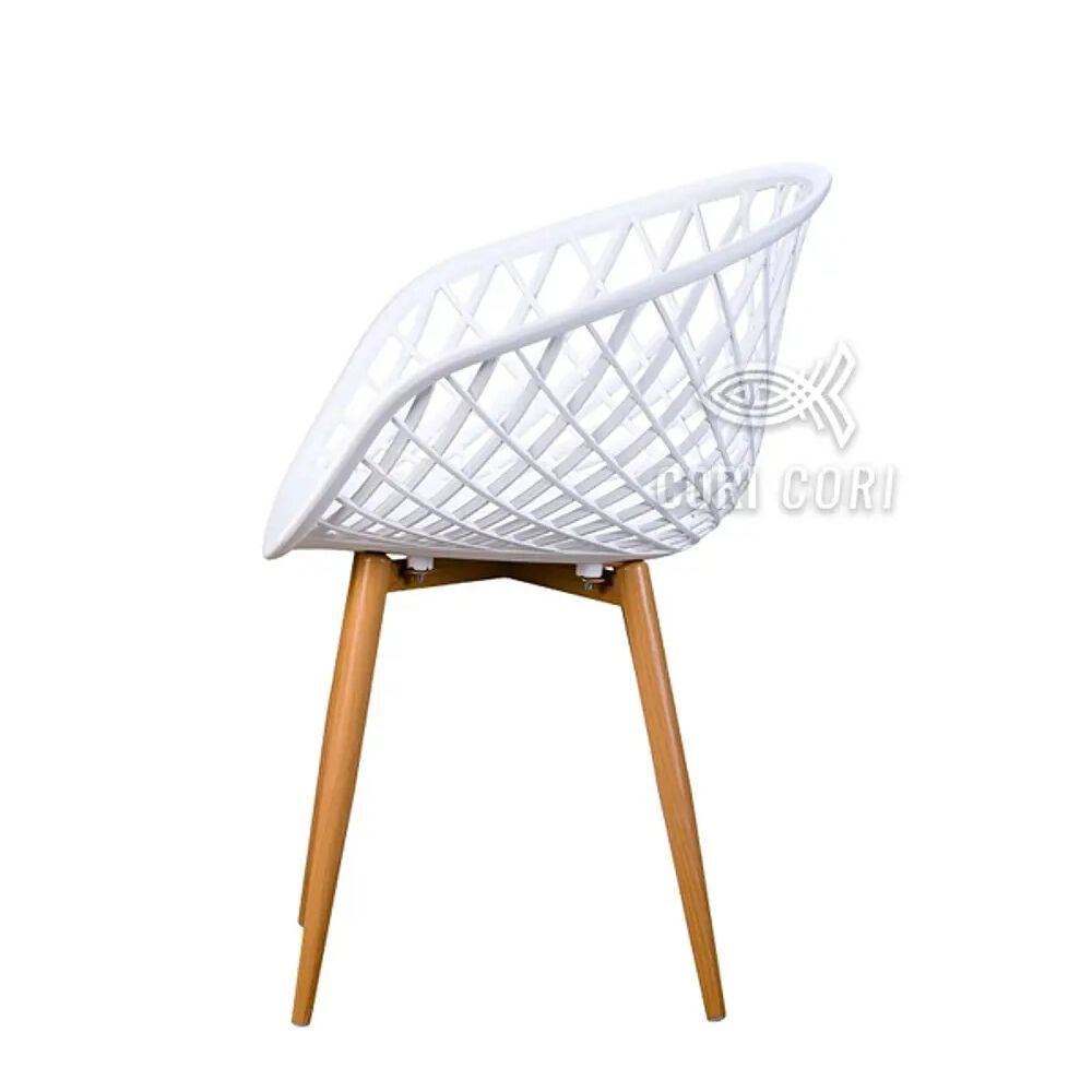 Pack 4 Sitiales Butaca Mesh Blanco image number 2.0