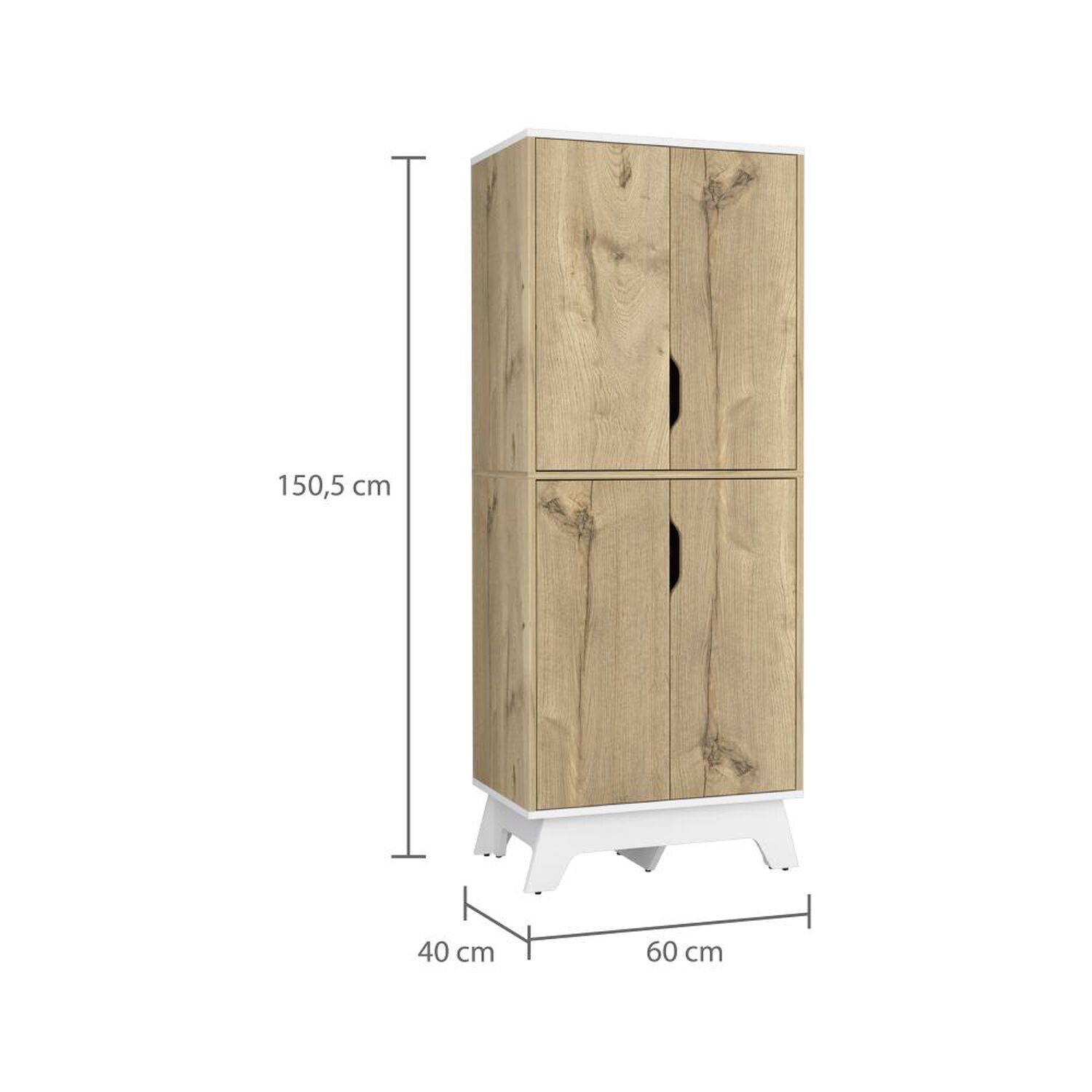 Buffet Tuhome Bi Color / 4 Puertas image number 1.0