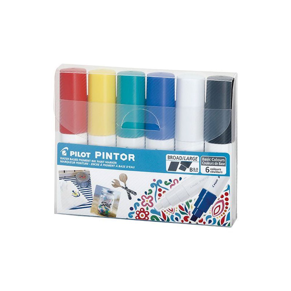 Pintor Set Colores Clasicos Punta Biselada image number 0.0