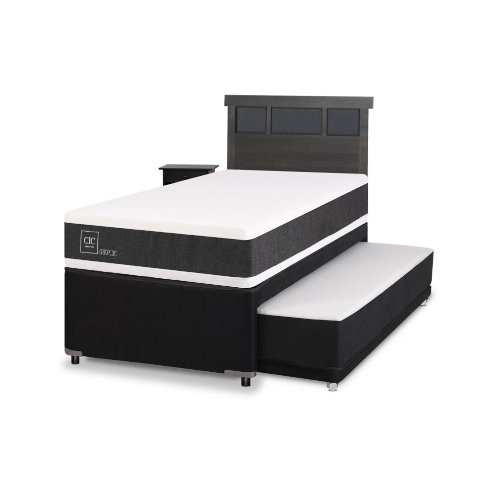Cama Nido Cic Ortopedic / 1.5 Plazas / Base Normal + Set De Maderas image number 1.0