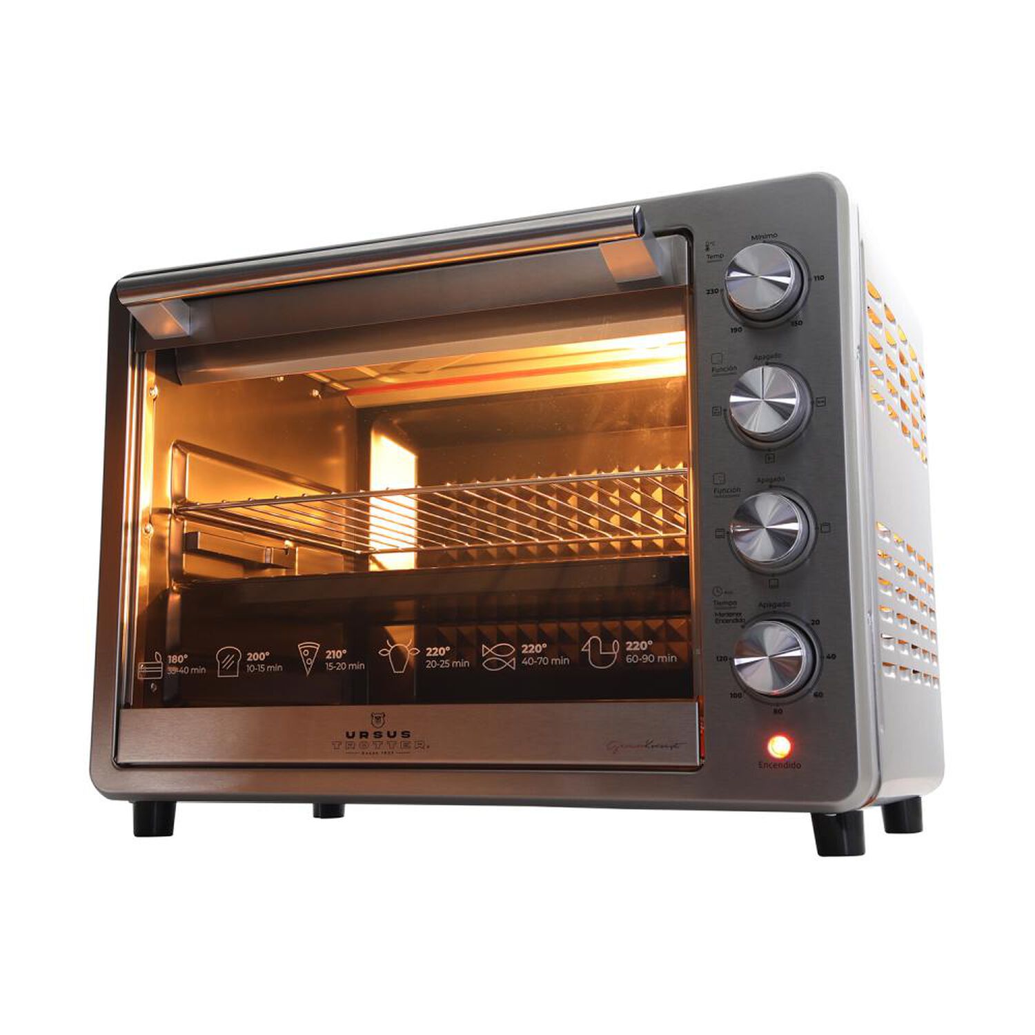 Horno El&eacute;ctrico Ursus Trotter UT-Backofen Pro-I  / 60 Litros / 2200W image number 5.0