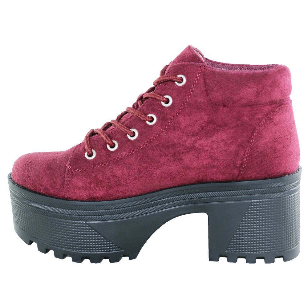 Botin Estrella Alto Rojo Danicolle image number 2.0