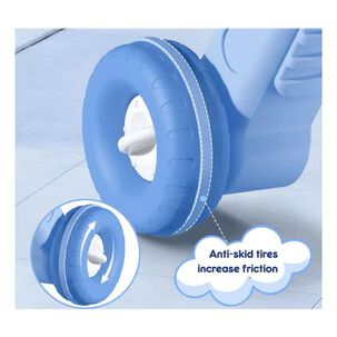 Andador Caminador Bebé Musical Multifuncional 3 En 1 Azul