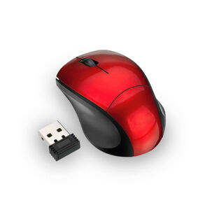 Mouse Micro Inalambrico-rojo