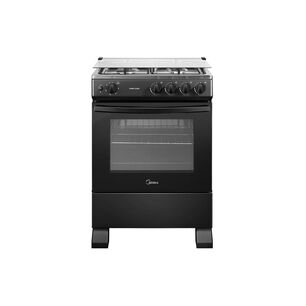 Cocina A Gas Midea MFO-MG24TCSSLBK / 4 Quemadores