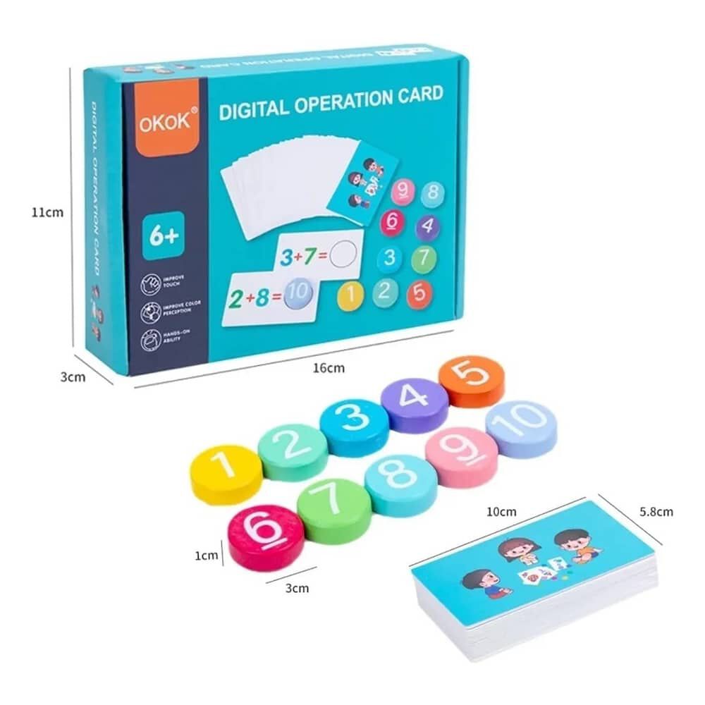 Juguete Did&aacute;ctico Aprendizaje Matem&aacute;tico Sumar Restar Ni&ntilde;os image number 7.0