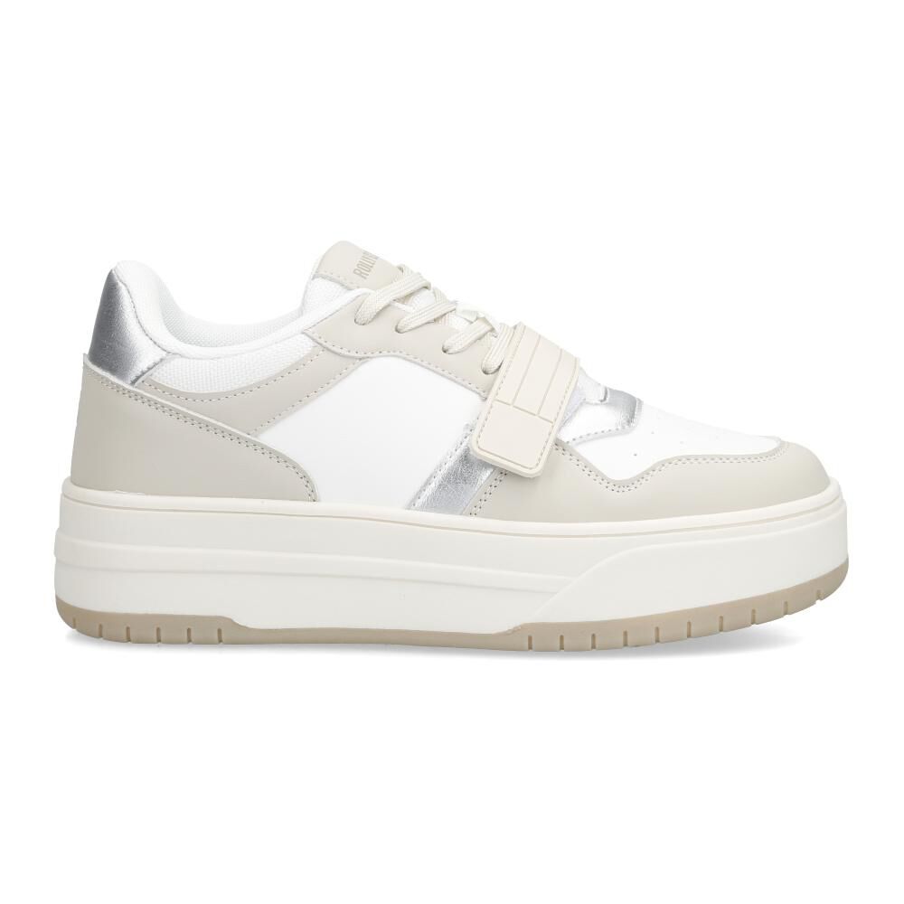 Zapatilla Urbana Mujer Rolly Go Beige image number 2.0