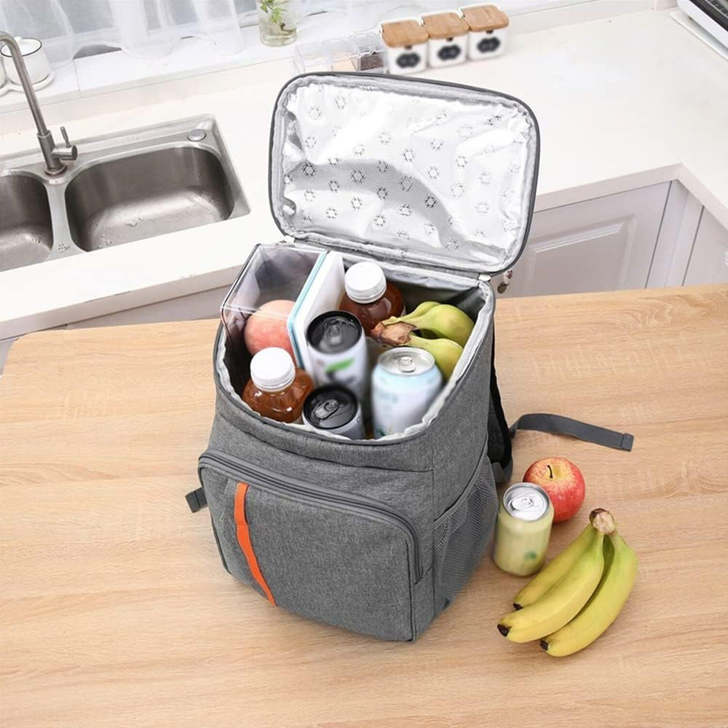 Mochila T&eacute;rmica Grande 18l Impermeable Para Picnic image number 3.0
