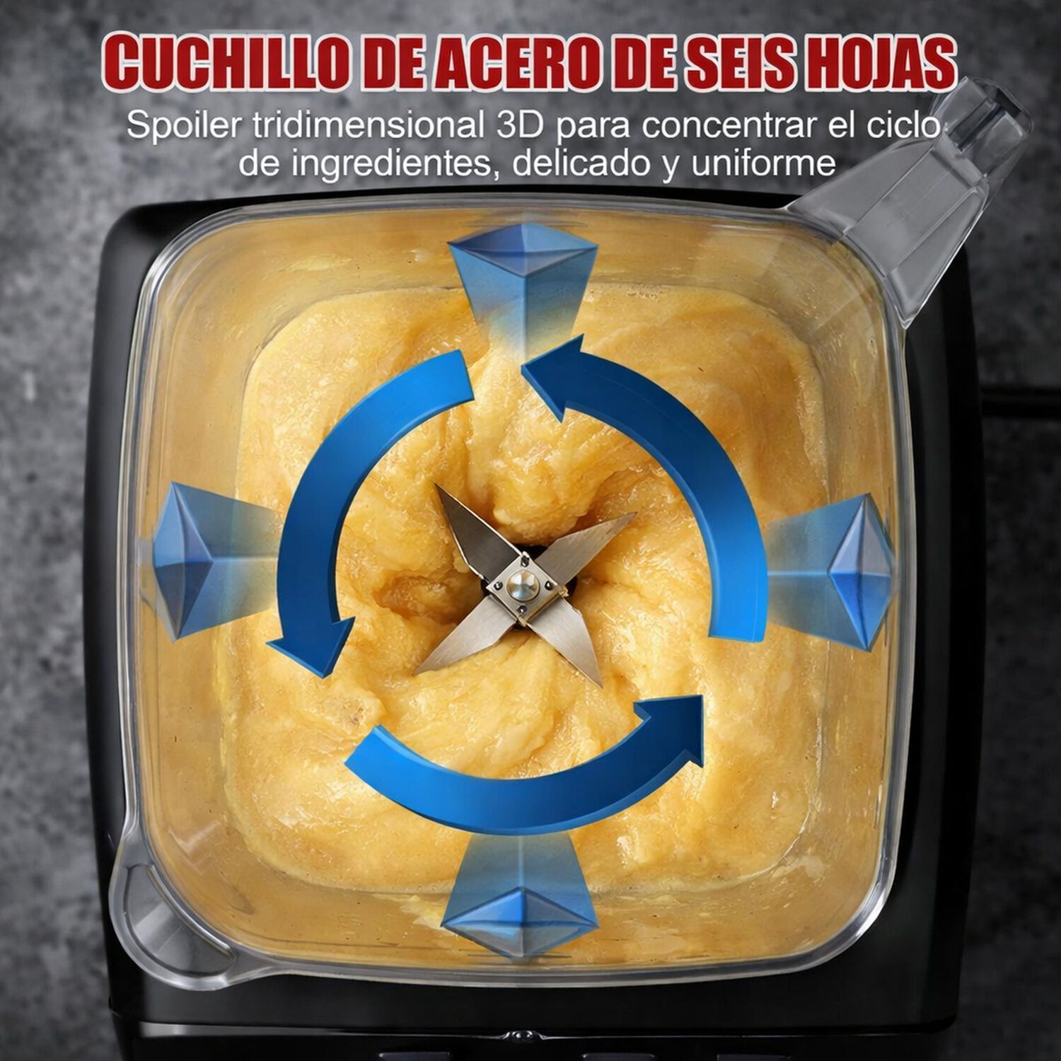 Licuadora Profesional Con Vaso Abs 110/220v Silver Crest image number 6.0