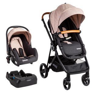 Coche Cuna Travel System Bebesit Cosmos Beige