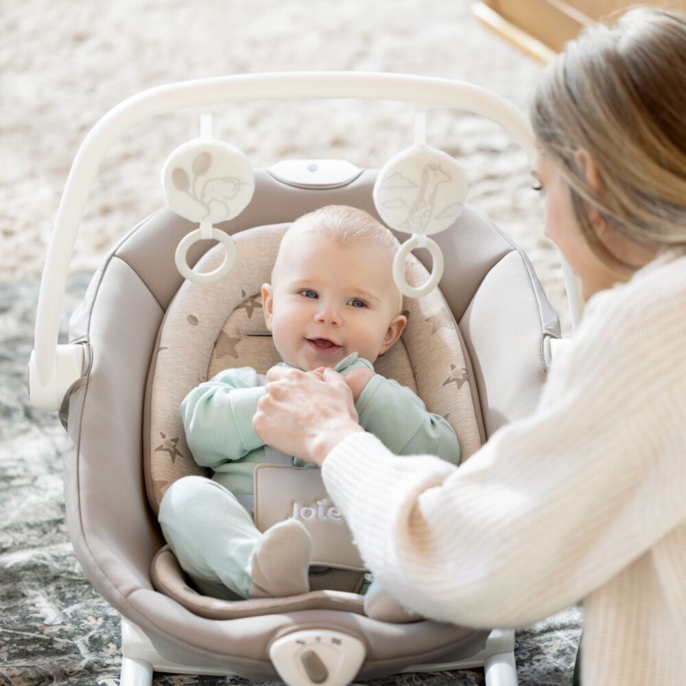 Silla Nido Bouncer Sansa 2in1 Cosmo Tan Joie image number 6.0