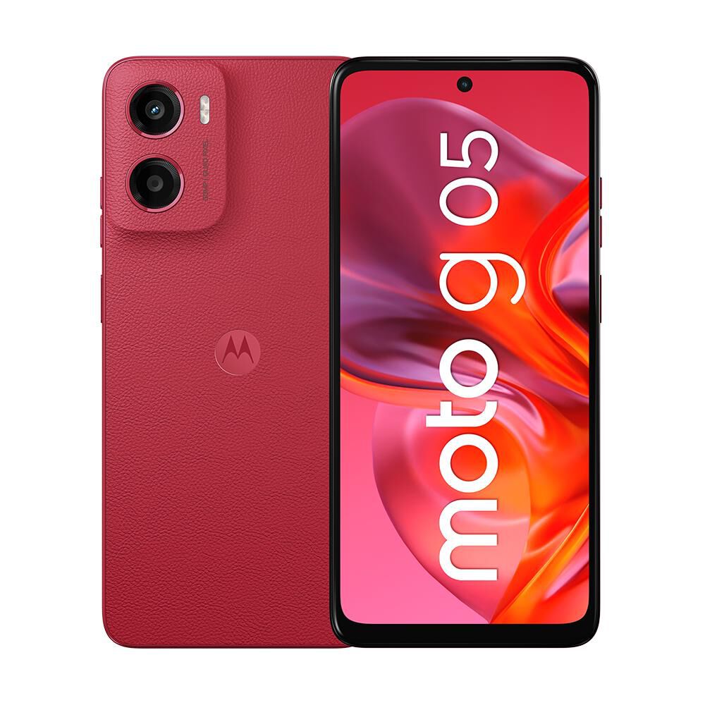 Smartphone Motorola Moto G05 / 64 GB / Rojo / Liberado