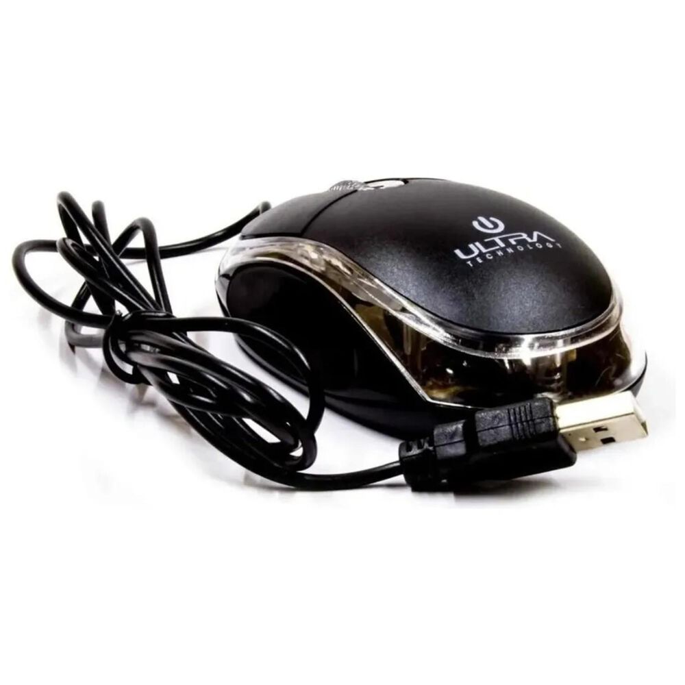 Mouse Alambrico Optico Usb 3 Botones Negro 120un image number 2.0