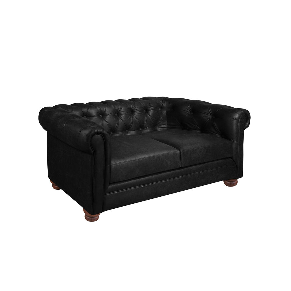 Sofa Florencia 2c Cuero Colorado Negro image number 1.0