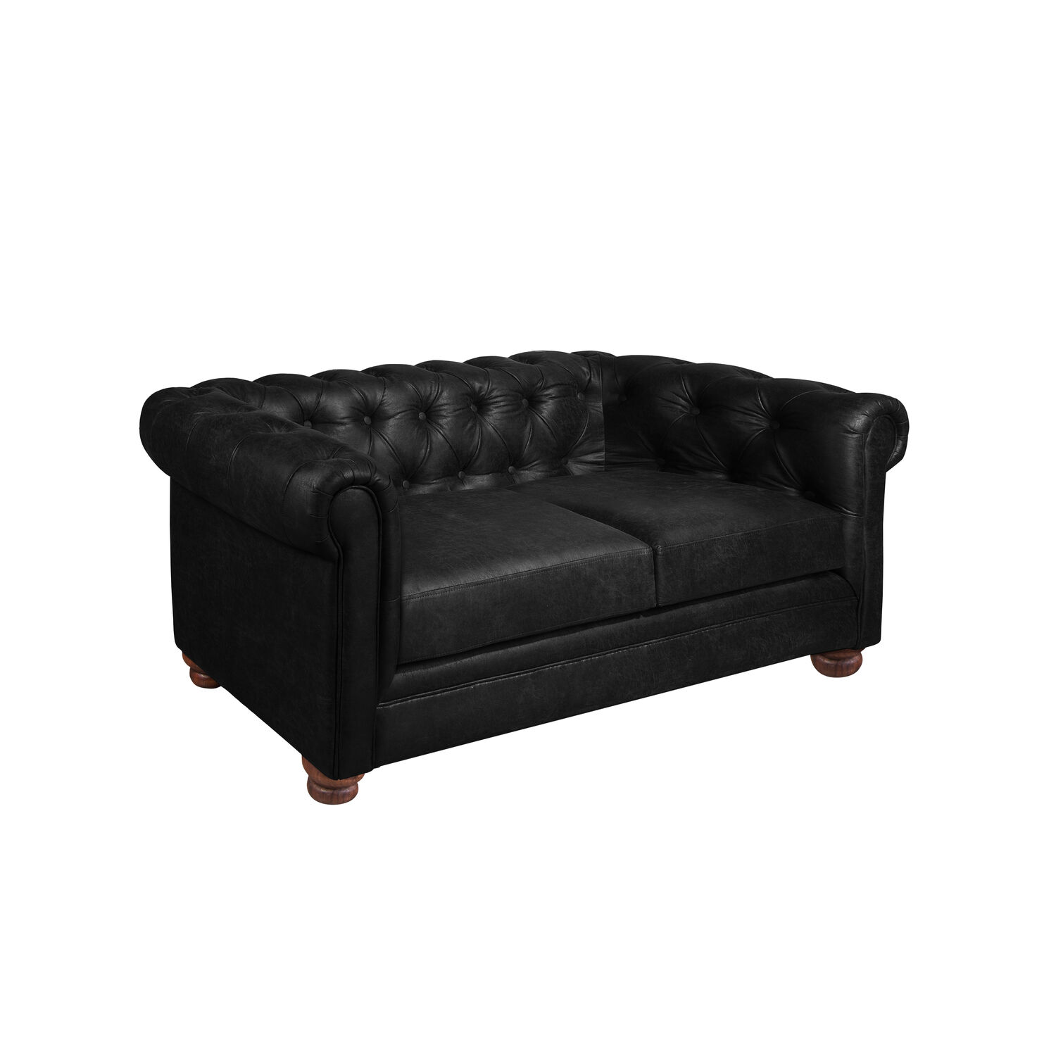 Sofa Florencia 2c Cuero Colorado Negro image number 1.0