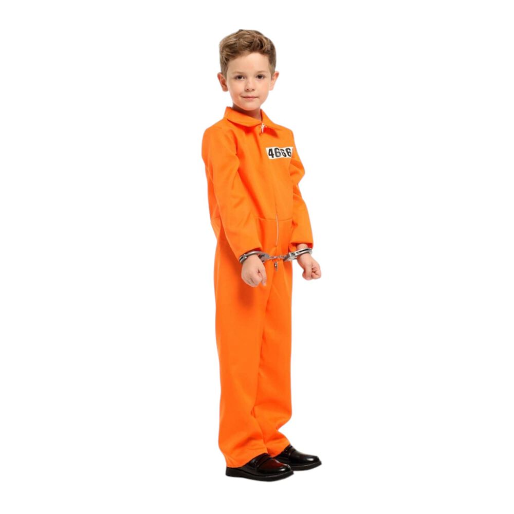 Disfraz Cosplay Convicto Prisionero Infantil Halloween image number 1.0
