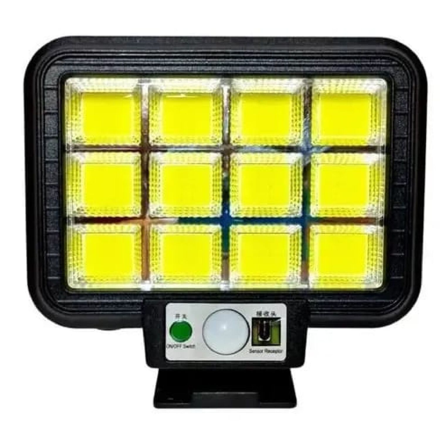Foco Led Solar Exterior 288 Cob Con Sensor Y Control Remoto. image number 1.0