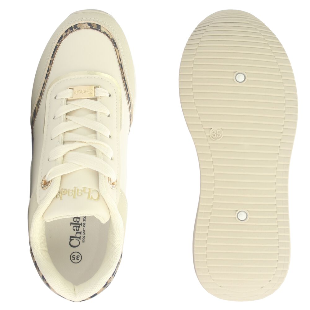 Zapatilla Mujer Chalada Valka-2 Beige Urbano image number 6.0